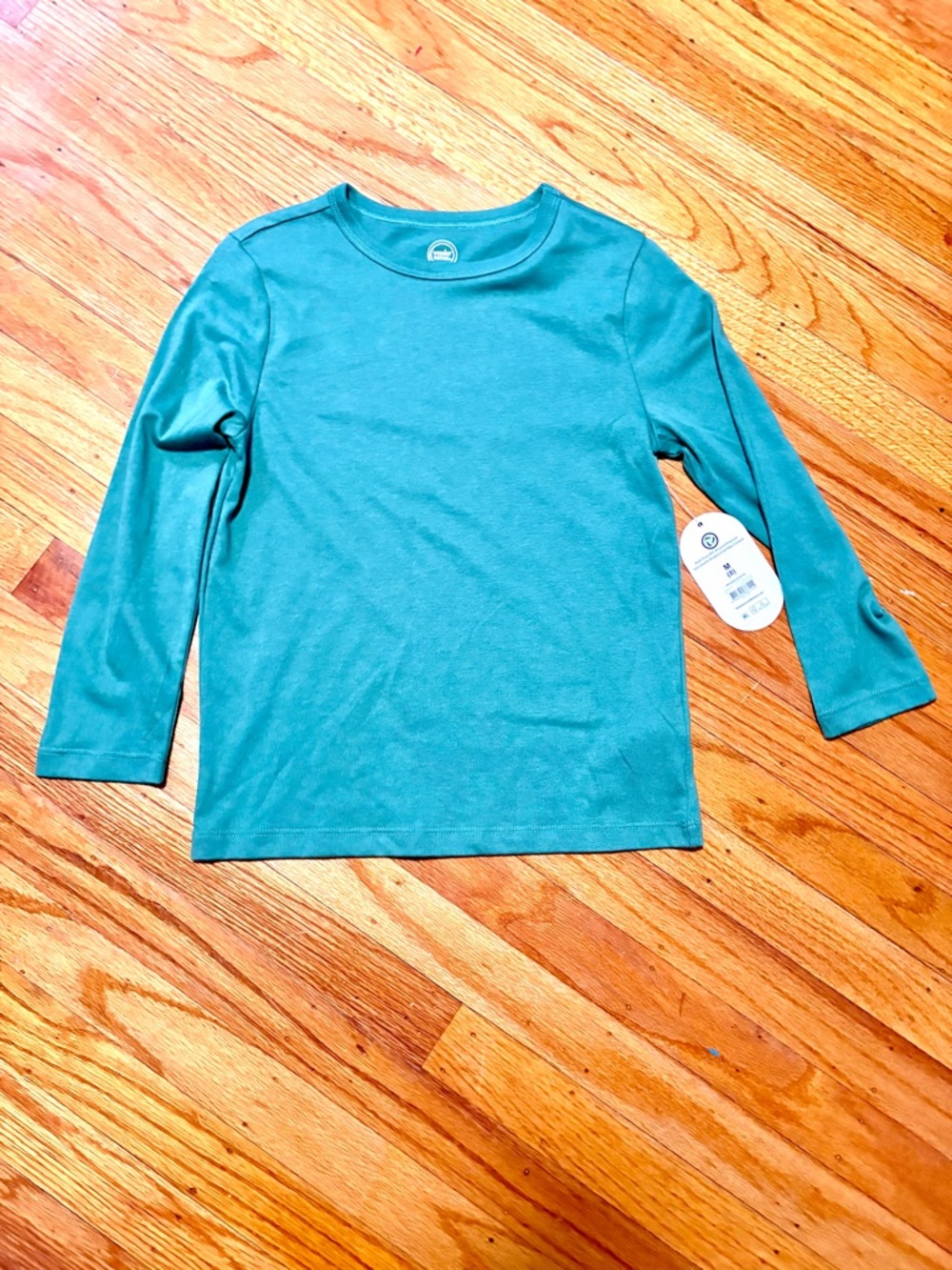 wonder nation Moss Green Crewneck Long-Sleeve Shirt
